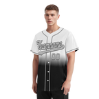 Custom Grey Black Fade Fashion Personalized Authentic Baseball Jersey BSBJ01-D0a70ee