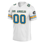 Custom White Los Angeles Personalized Authentic Football Jersey FBJ02-D020256-22