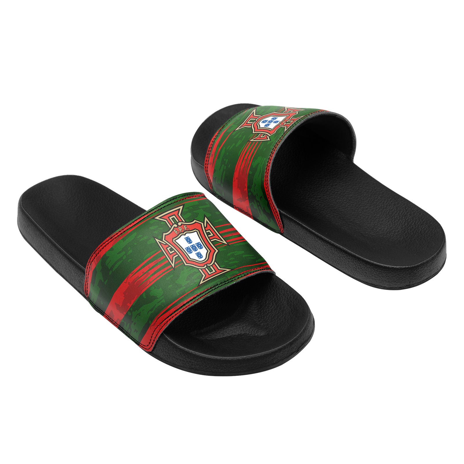 Custom Portugal 2026 World Cup Sneakers DIY Country Flag Running Shoes Lightweight Sport Shoes Gift for Football Fans Personalized Team Name and Logo FN056-F020034-5