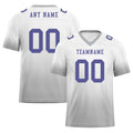 Custom White Ash Fade Fashion Personalized Authentic Football Jersey FBJ02-D06110
