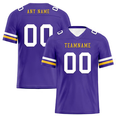 Custom Purple Minnesota Personalized Authentic Football Jersey FBJ02-E0601-6