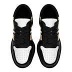 Custom Black Gold New Orleans Shoes Personalized Sneaker FN032-D020389-19