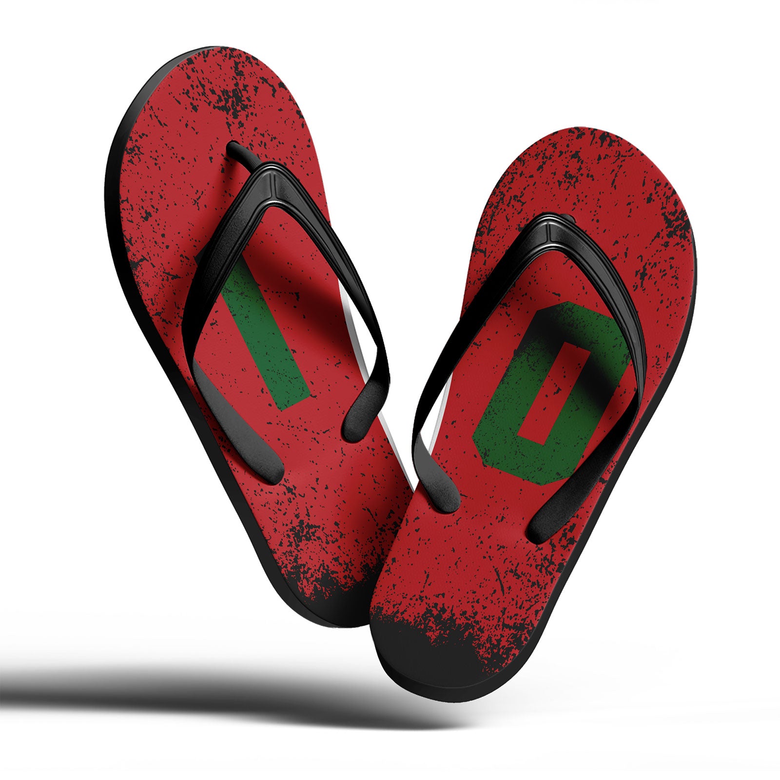 Custom Morocco 2026 World Cup Sneakers DIY Country Flag Running Shoes Lightweight Sport Shoes Gift for Football Fans Personalized Team Name and Logo FN058-F009124-1