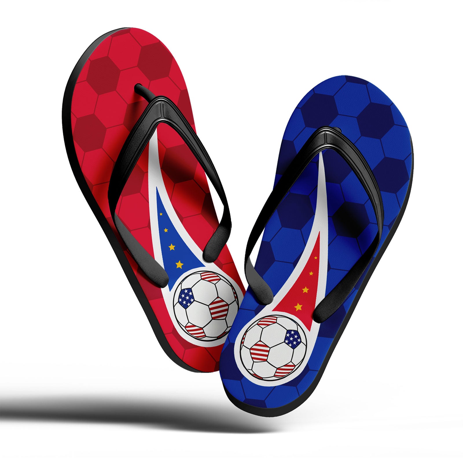 Custom United States 2026 World Cup Sneakers DIY Country Flag Running Shoes Lightweight Sport Shoes Gift for Football Fans Personalized Team Name and Logo FN058-F028039-3