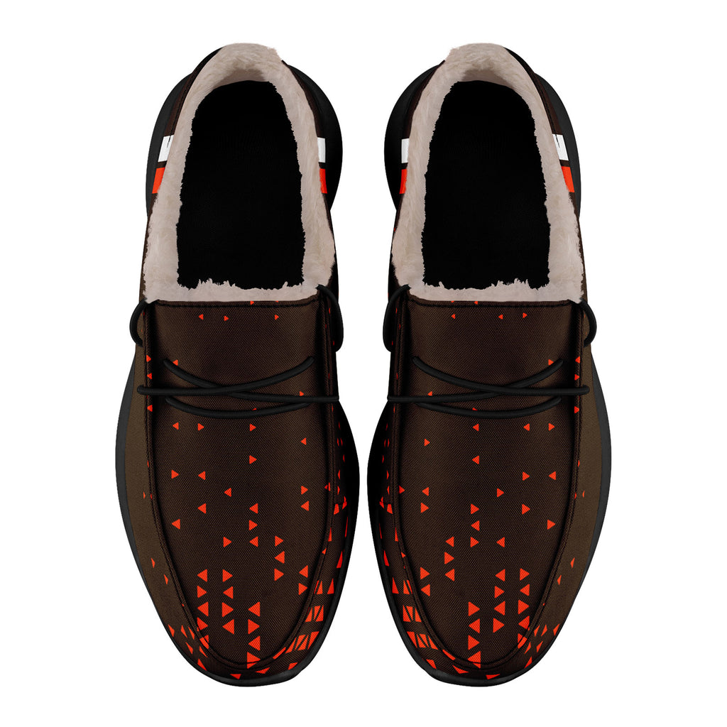 Custom Black Orange Cleveland Shoes Personalized Sneaker FN042-D020279-8