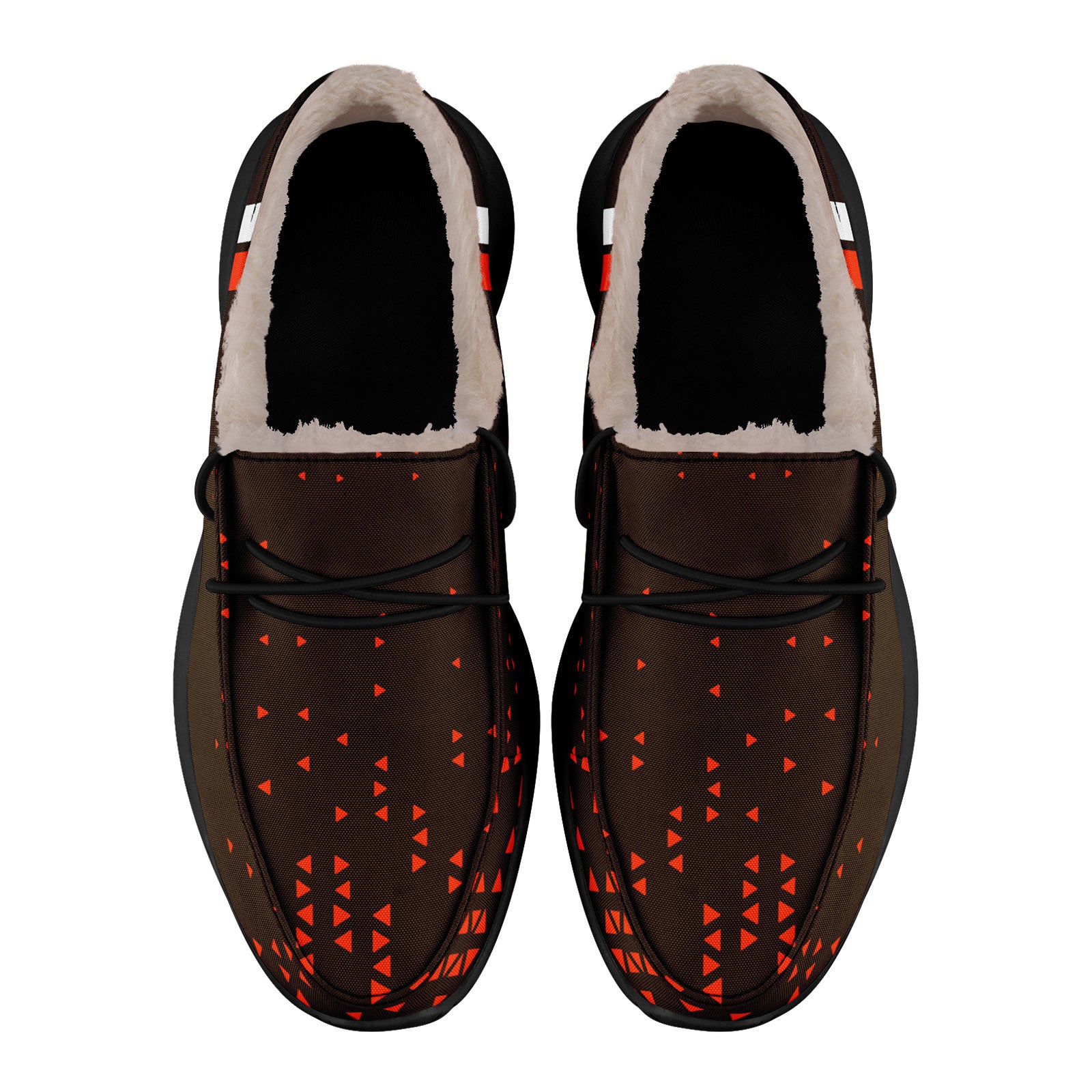 Custom Black Orange Cleveland Shoes Personalized Sneaker FN042-D020279-8