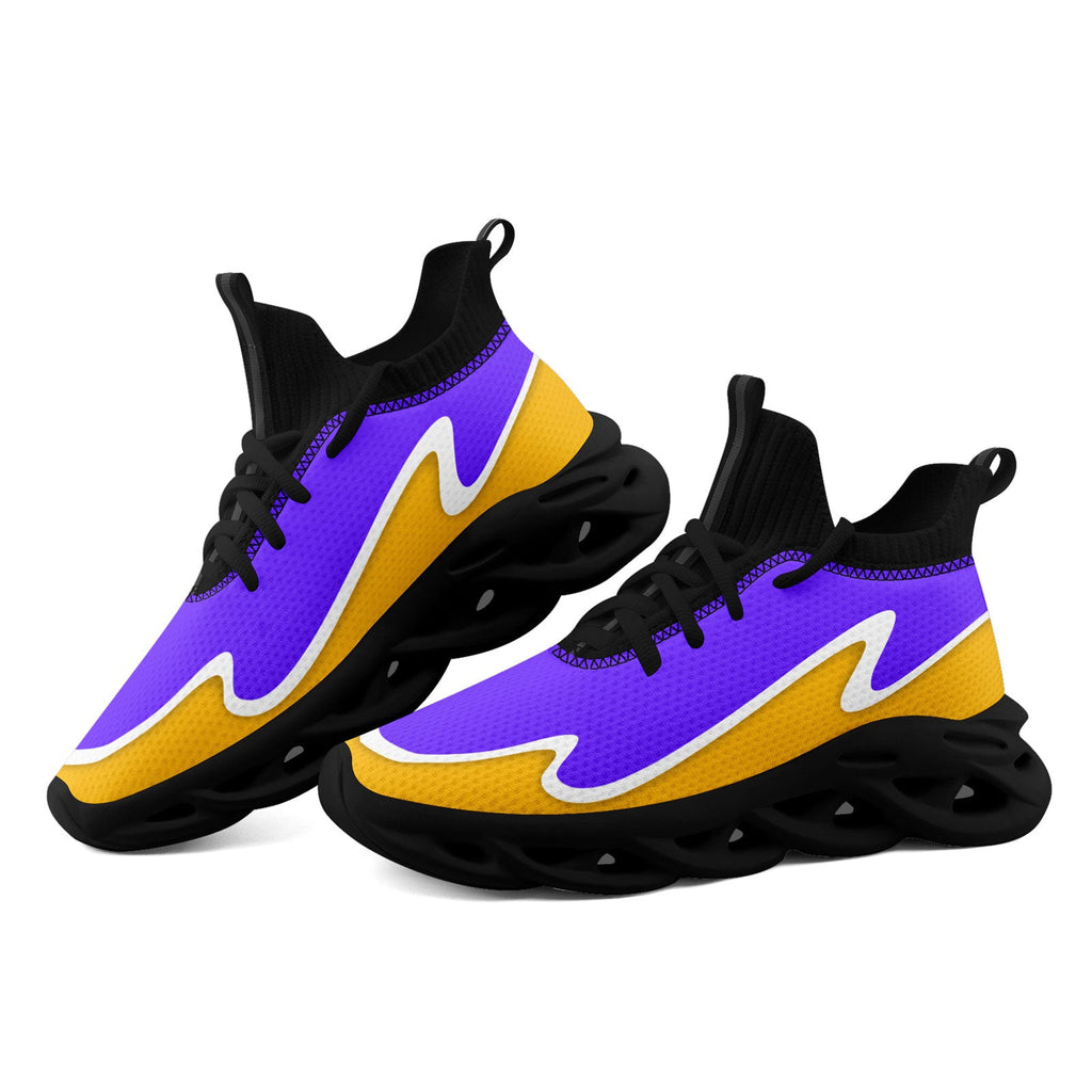 Custom Purple Yellow Maxsoul Shoes Personalized Sneaker FN030A-E020011-7
