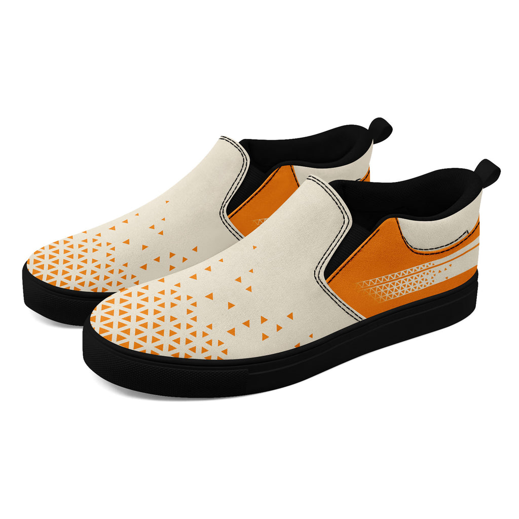 Custom Canvas Sneakers Personalized Slip On Shoes FN071-E023042-7