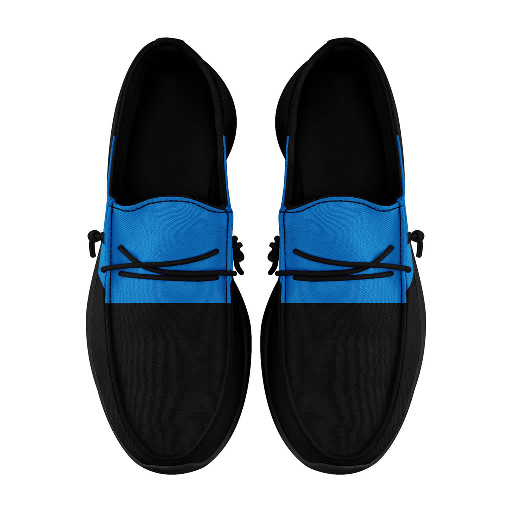 Custom Black Blue Carolina Jacket and Sports Shoes Combo Offer Personalized Combo ZH-D020294-5