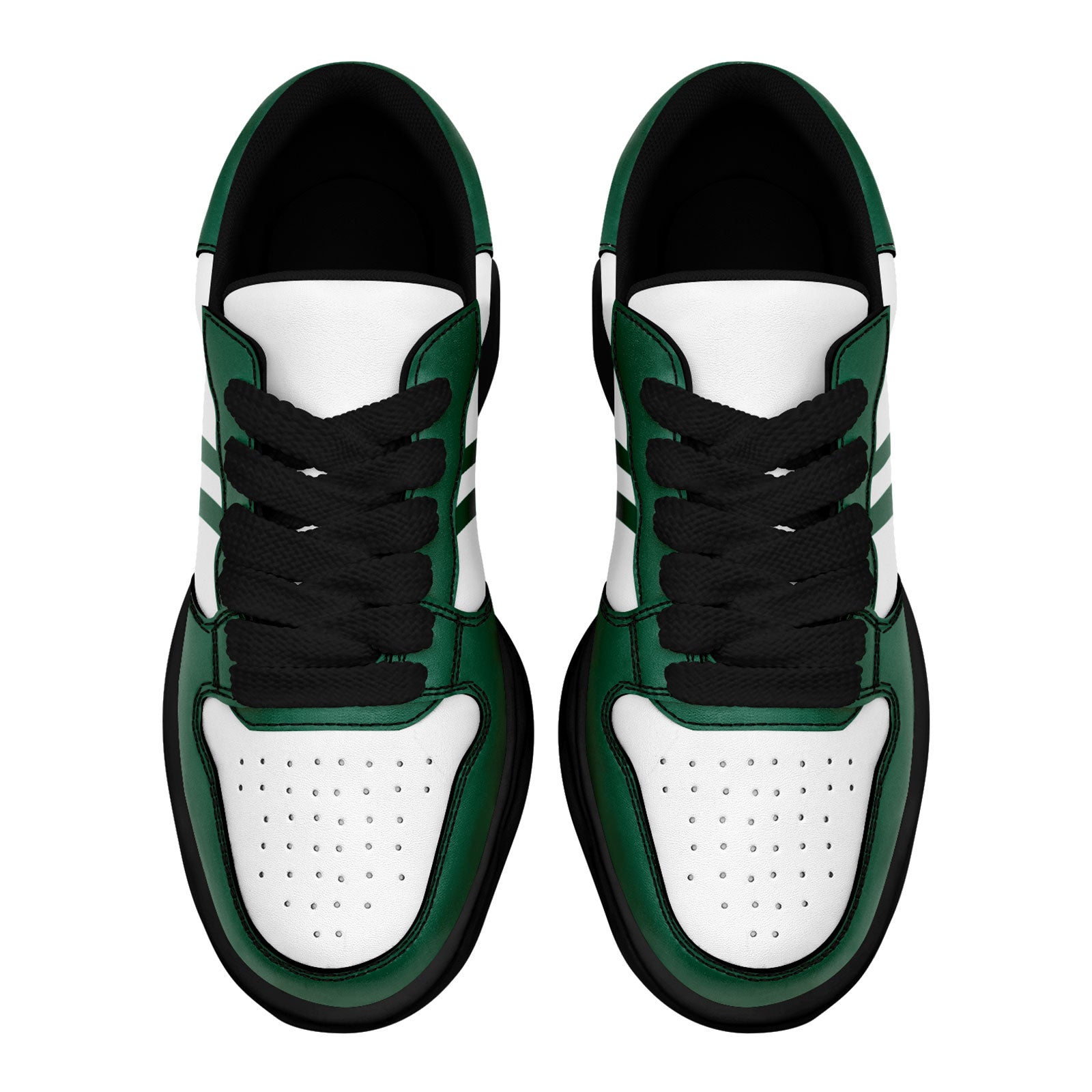 Custom Green White New York Shoes Personalized Sneaker FN032-D020389-28