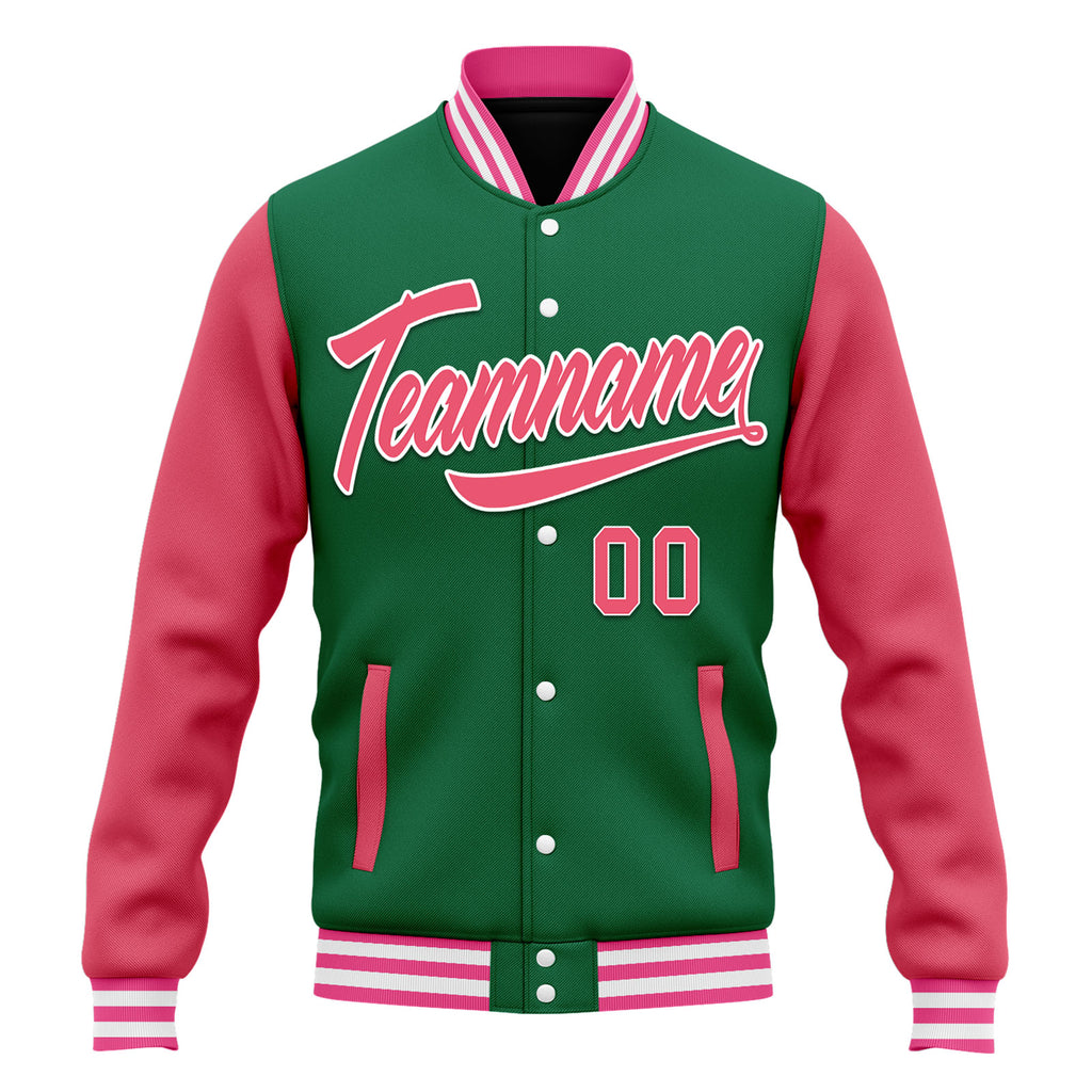 Custom Raglan Sleeves Jacket Bomber Full-Snap Varsity Letterman Personalized Jacket FZ005-D025002-7