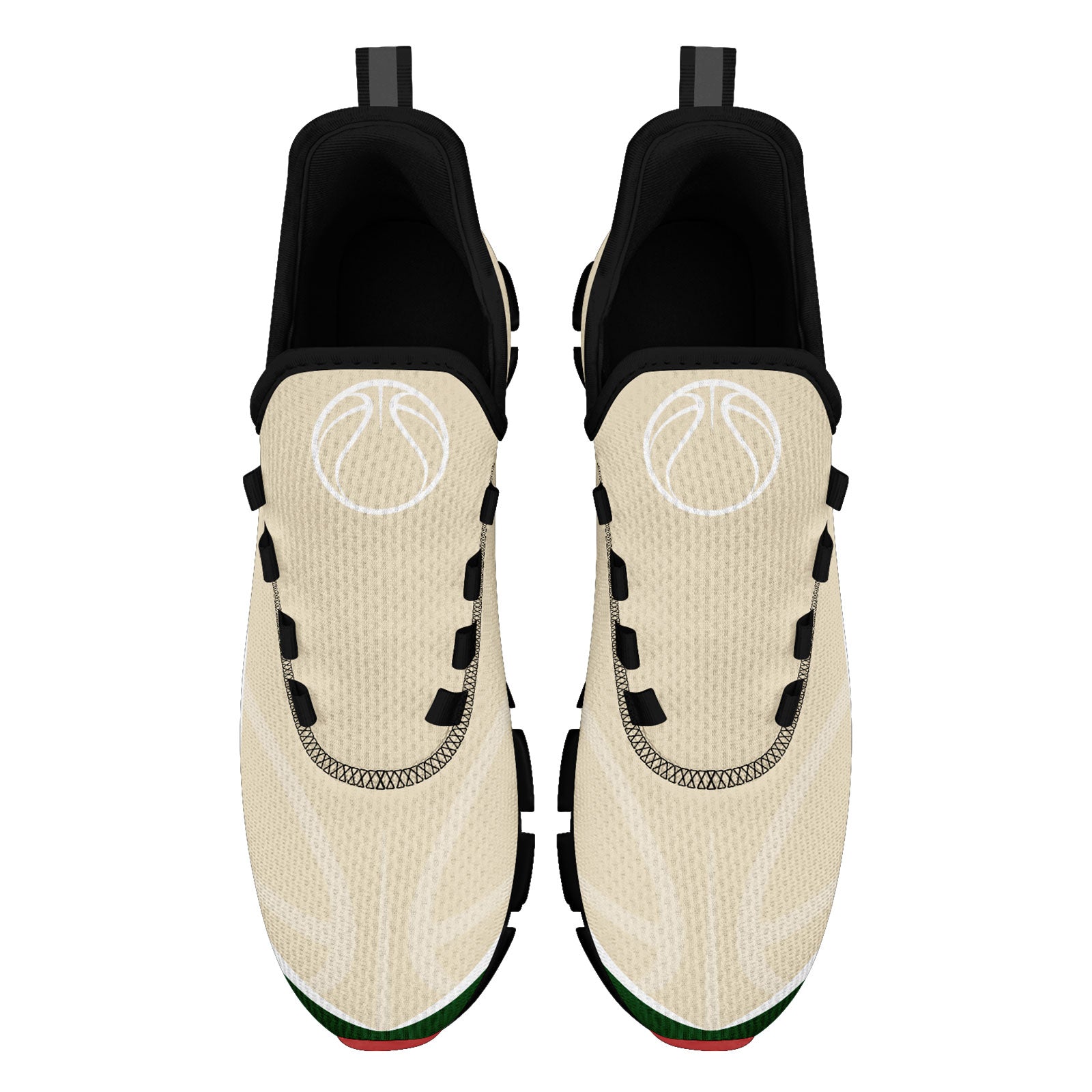 Custom Green Cream Maxsoul Shoes Personalized Sneaker FN003XD-D020391-14