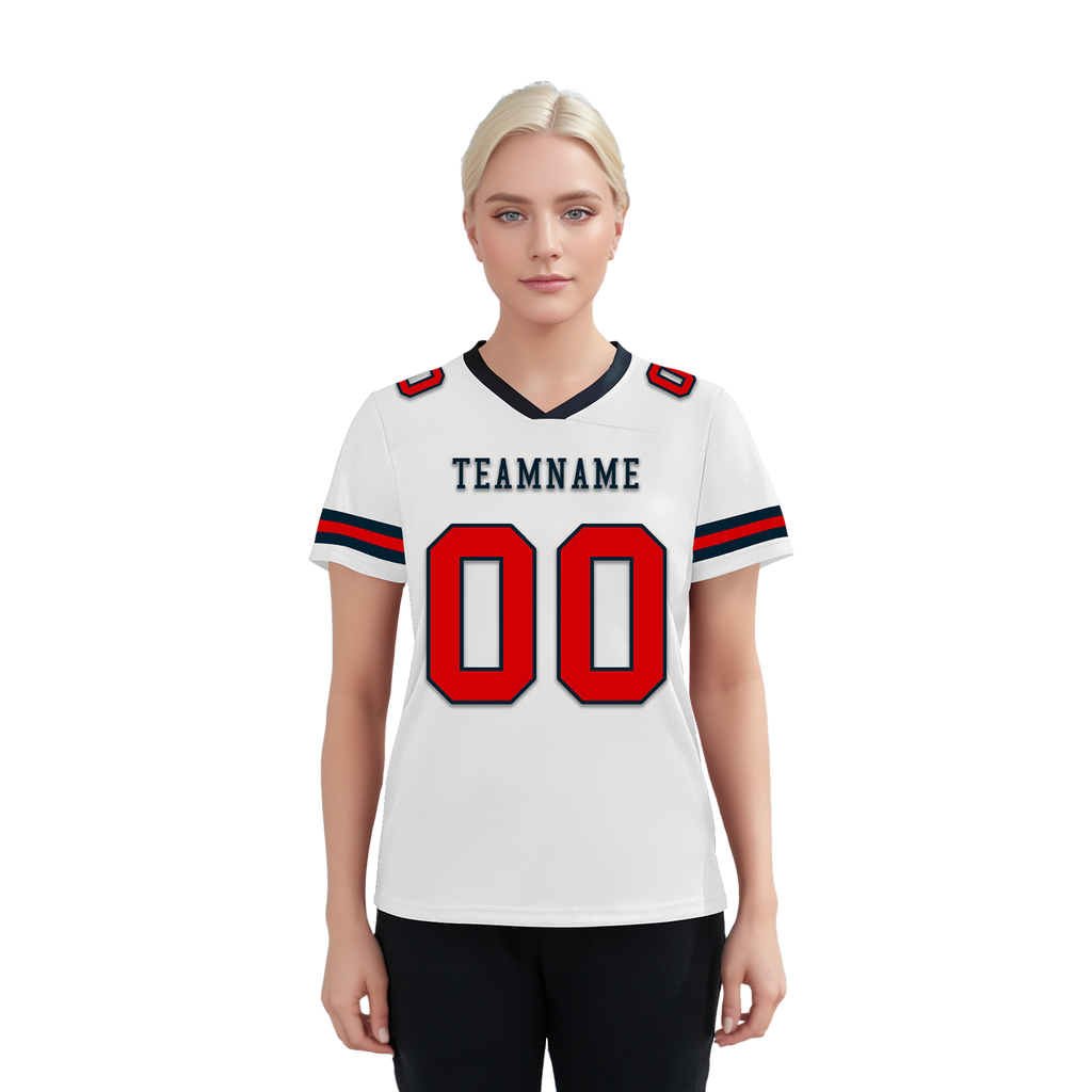 Custom White Classic Style Personalized Authentic Football Jersey FBJ02-bd0a70b7