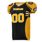 Custom Yellow Black Pennsylvania High-Performance American Football Jersey FBJ06-D023001-30