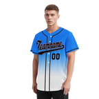 Custom Blue White Fade Fashion Personalized Authentic Baseball Jersey BSBJ01-D0a70ef