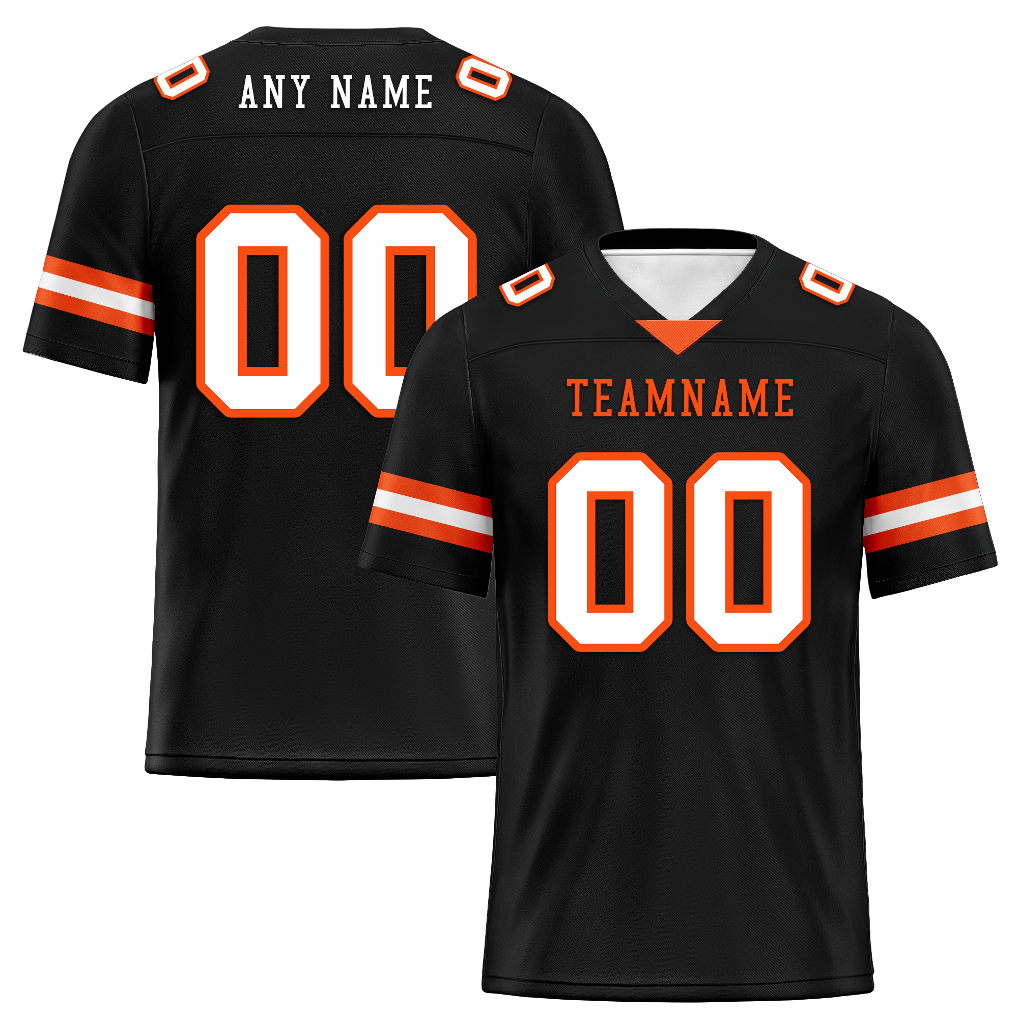 Custom Black Classic Style Personalized Authentic Football Jersey FBJ02-bd0a70c0