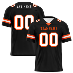 Custom Black Classic Style Personalized Authentic Football Jersey FBJ02-bd0a70c0