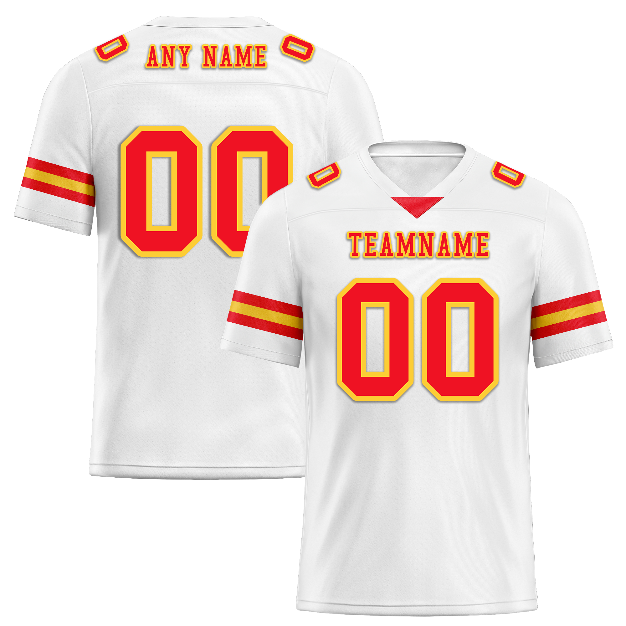 Custom White Classic Style Personalized Authentic Football Jersey FBJ02-bd0a70bd
