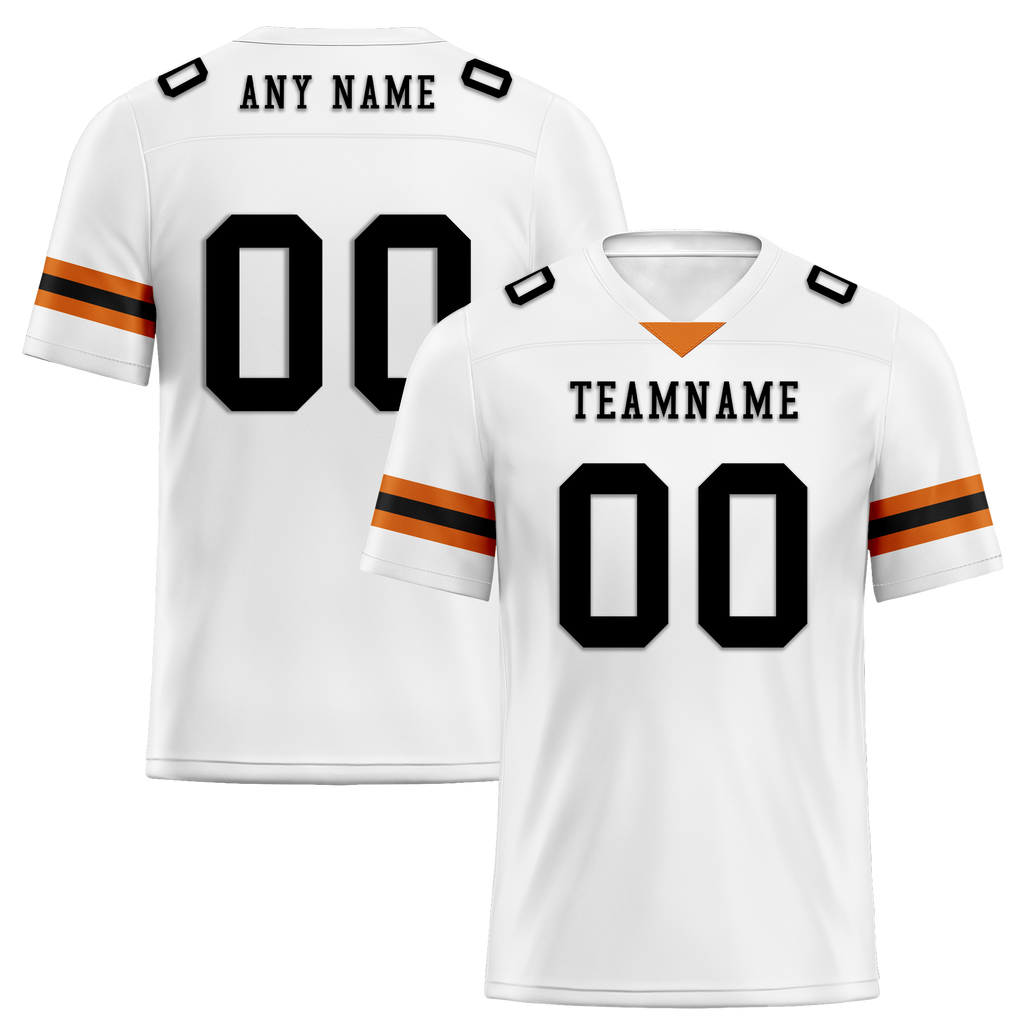 Custom White Classic Style Personalized Authentic Football Jersey FBJ02-bd0a70b9