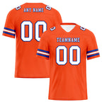 Custom Orange Denver Personalized Authentic Football Jersey FBJ02-E0601-14