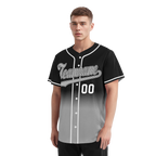 Custom Black Grey Fade Fashion Personalized Authentic Baseball Jersey BSBJ01-D0a70cf