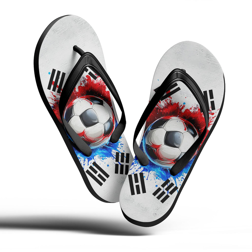 Custom South Korea 2026 World Cup Sneakers DIY Country Flag Running Shoes Lightweight Sport Shoes Gift for Football Fans Personalized Team Name and Logo FN058-F009109-5