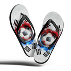 Custom South Korea 2026 World Cup Sneakers DIY Country Flag Running Shoes Lightweight Sport Shoes Gift for Football Fans Personalized Team Name and Logo FN058-F009109-5