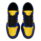 Custom Blue Yellow Los Angeles Shoes Personalized Sneaker FN032-D020389-15