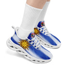 Custom Uruguay 2026 World Cup Sneakers DIY Country Flag Running Shoes Lightweight Sport Shoes Gift for Football Fans Personalized Team Name and Logo FN003-F009072-1