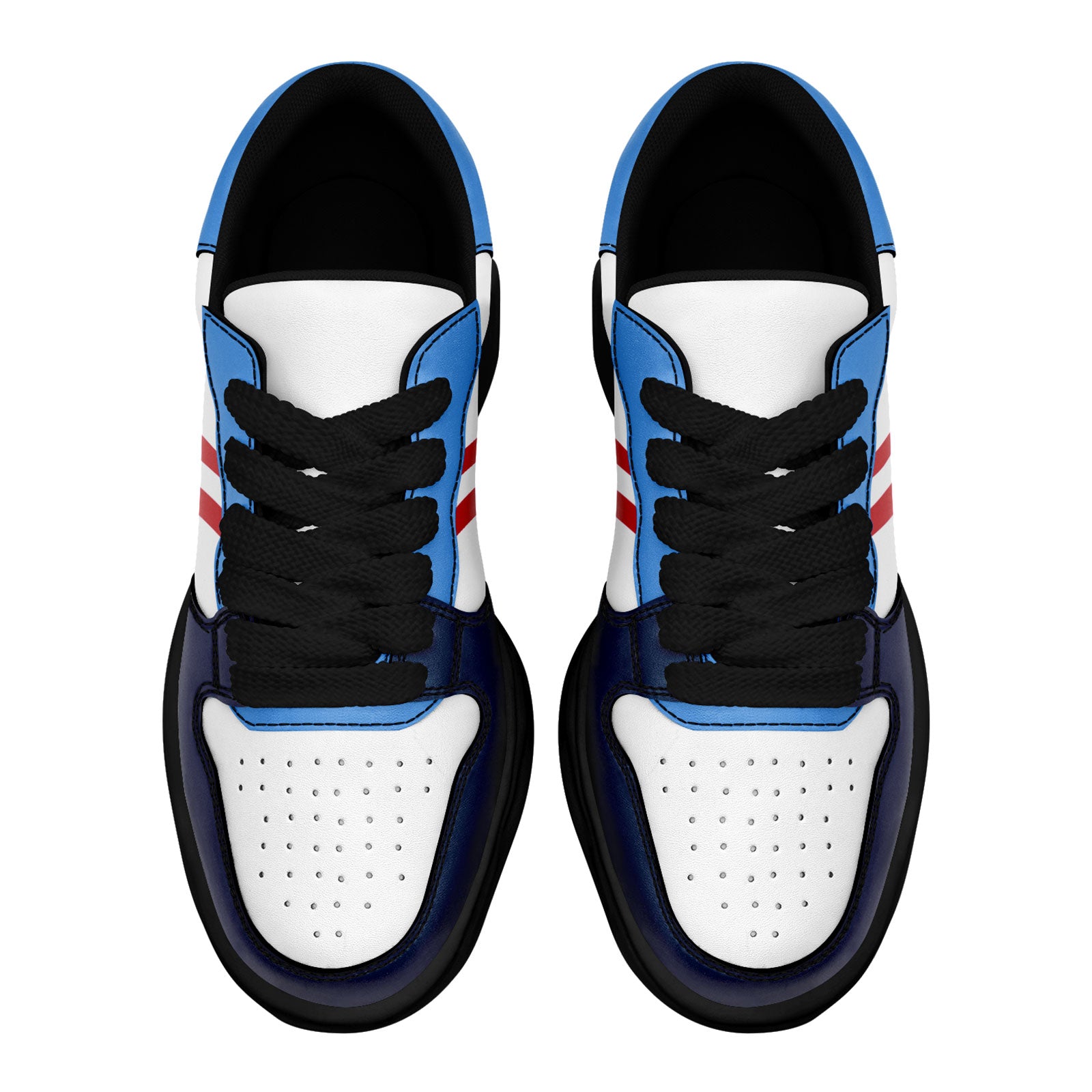 Custom Blue White Tennessee Shoes Personalized Sneaker FN032-D020389-32