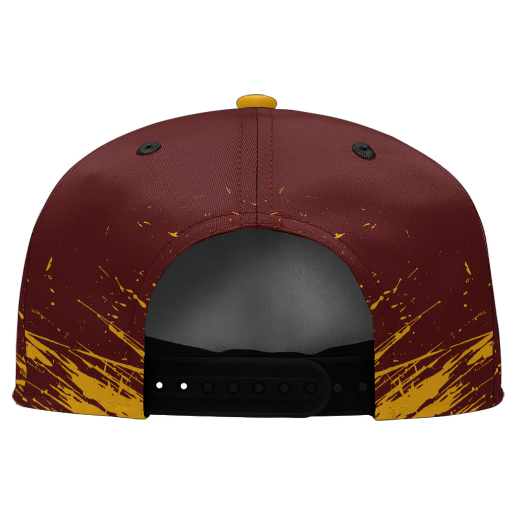Custom Red Yellow Washington Football Jersey and Hat Combo Offer Personalized Combo ZH-D020326-31