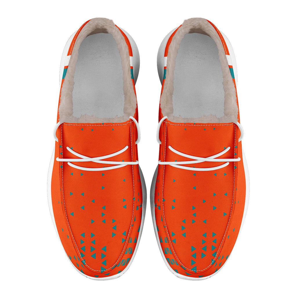 Custom Orange Green Miami Shoes Personalized Sneaker FN042-D020279-24