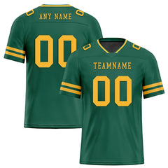 Custom Green Yellow Green Bay Personalized Authentic Football Jersey FBJ02-E0601-7