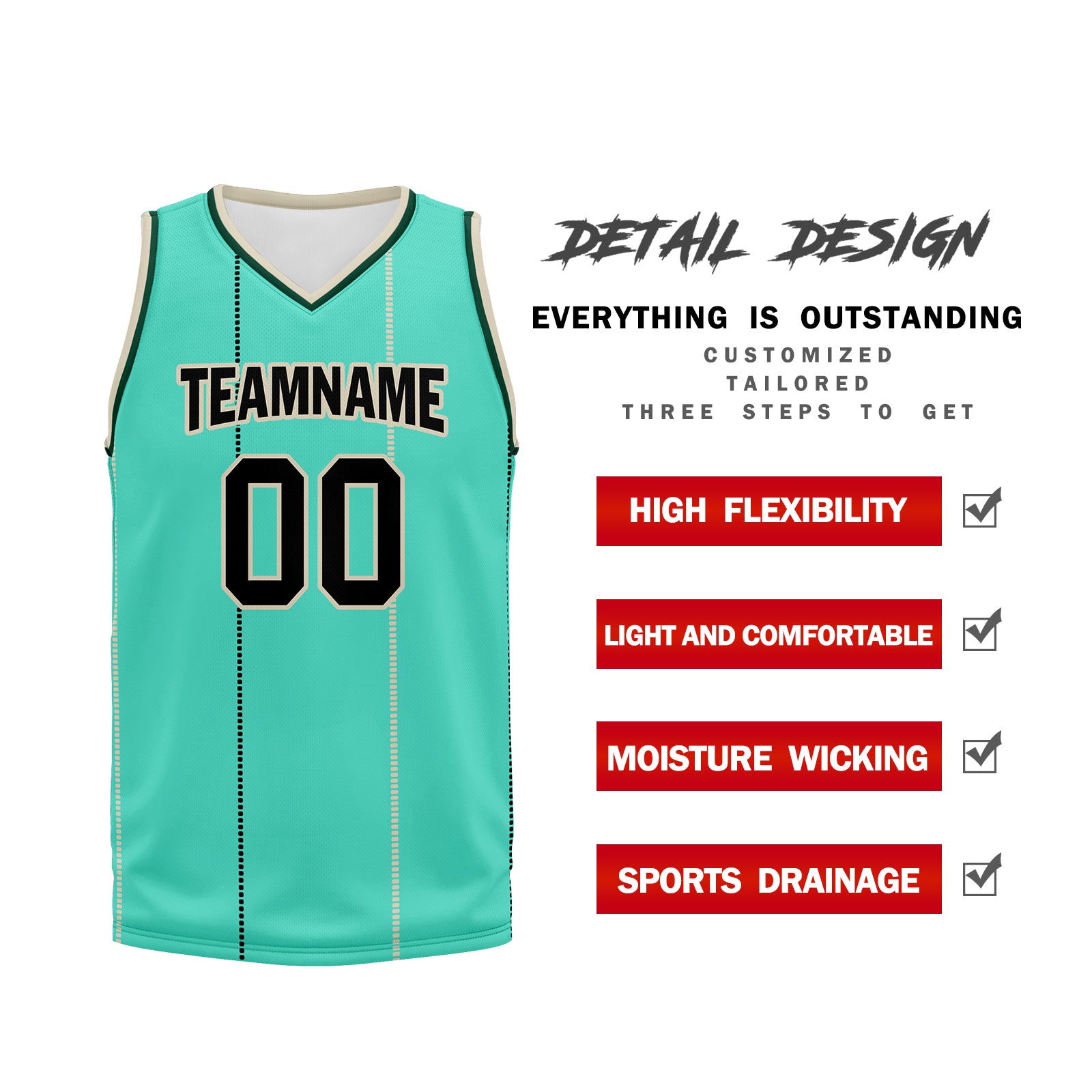 Custom Mint Green Black City Edition Personalized Sports Uniform Authentic Basketball Jersey BBJ01-D06101-4