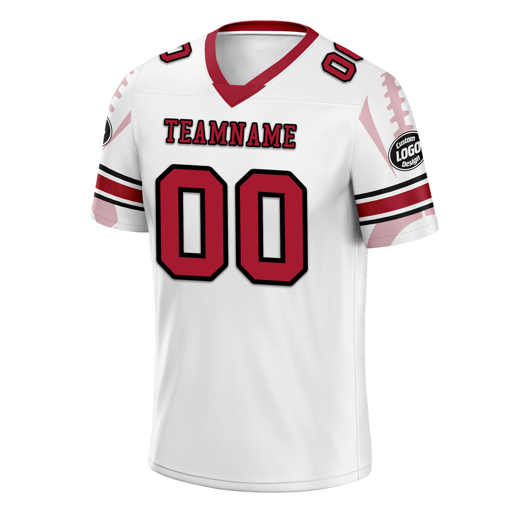 Custom White New York Personalized Authentic Football Jersey FBJ02-D025033-20