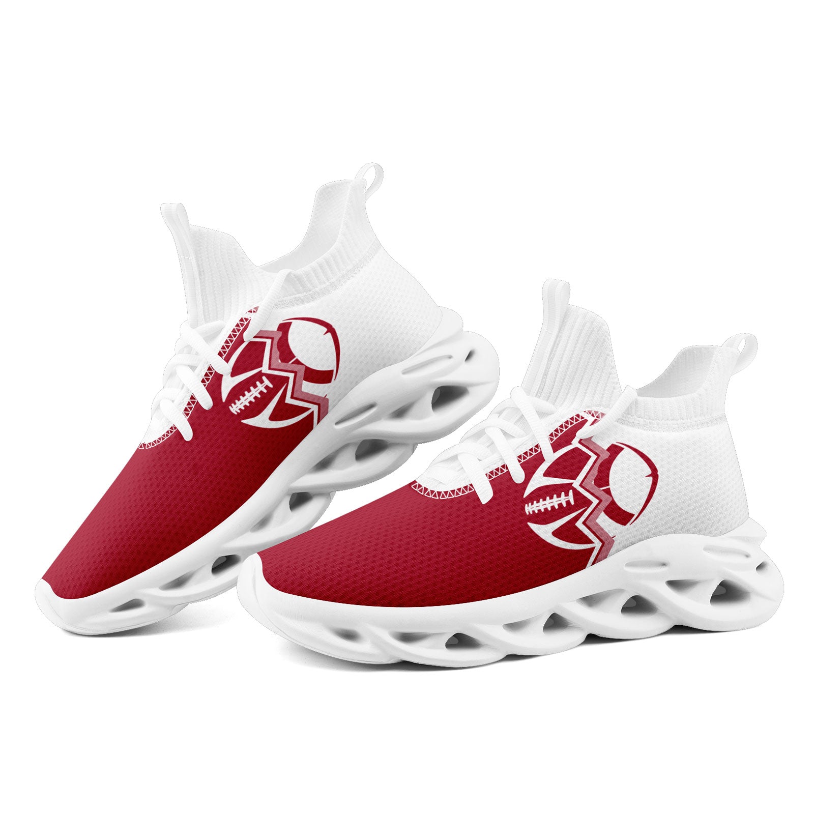 Custom White Red Florida MaxSoul Shoes and Hat Combo Offer Personalized Combo ZH-D028017-15