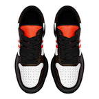 Custom Brown Orange Cleveland Shoes Personalized Sneaker FN032-D020389-8