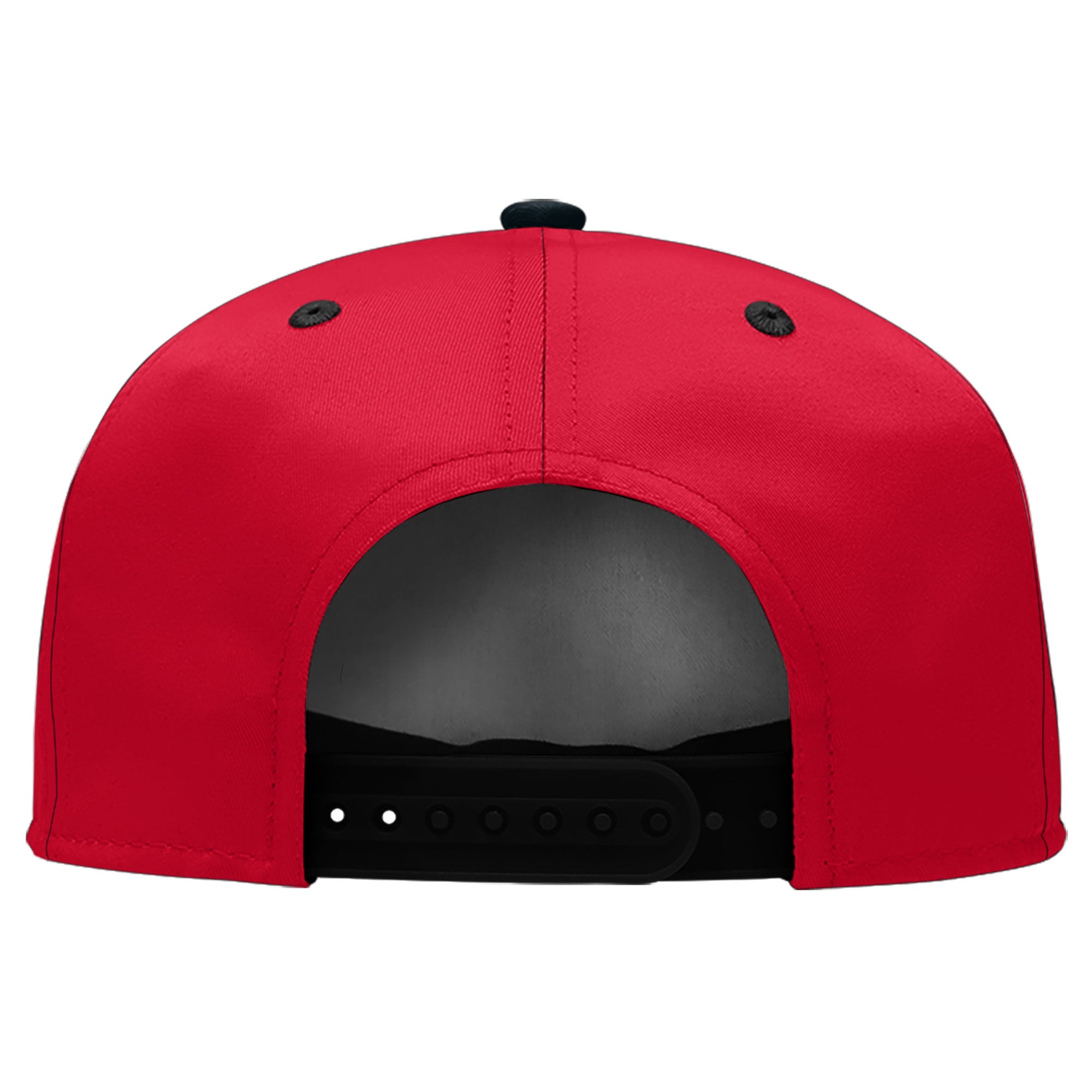Custom Red Houston Hat Sport Design Cap Stitched Adjustable Personalized PR067B-D020262-12
