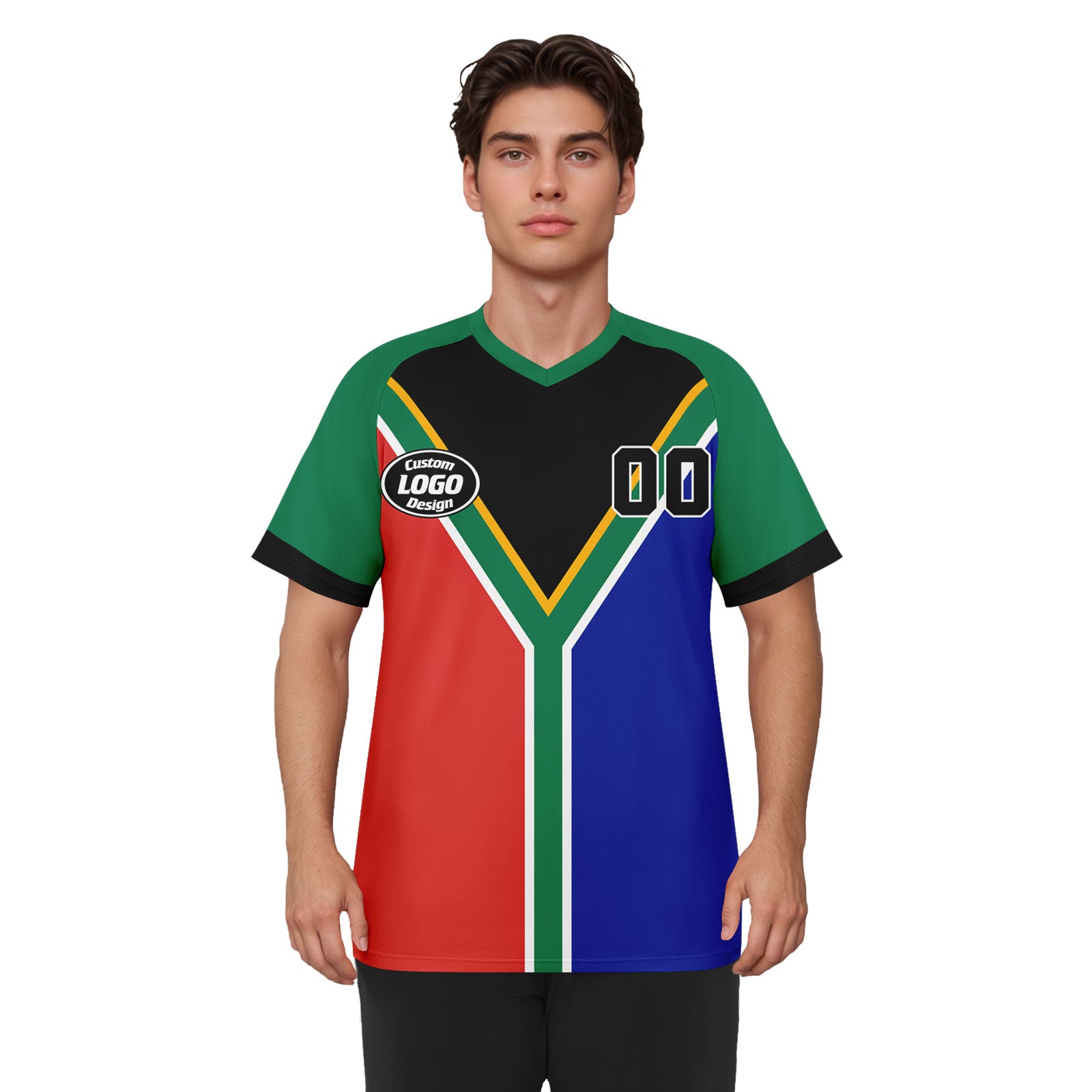 Custom South Africa 2026 World Cup Football Shirt Customized Soccer Jersey for Fans Add Your Name & Number FZ190-F025126-1