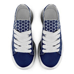 Custom Blue White Indiana Football Jersey and Sports Shoes Combo Offer Personalized Combo ZH-D023031-14