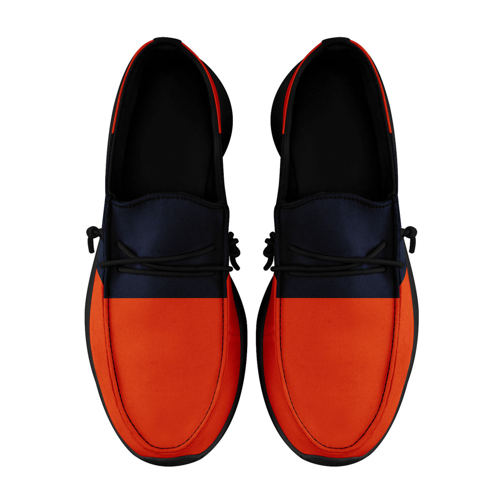 Custom Blue Orange Chicago Jacket and Sports Shoes Combo Offer Personalized Combo ZH-D020294-7