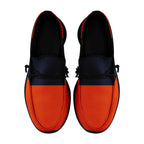 Custom Blue Orange Chicago Jacket and Sports Shoes Combo Offer Personalized Combo ZH-D020294-7