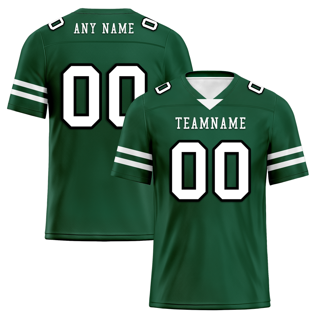 Custom Green Classic Style Personalized Authentic Football Jersey FBJ02-bd0a70a9