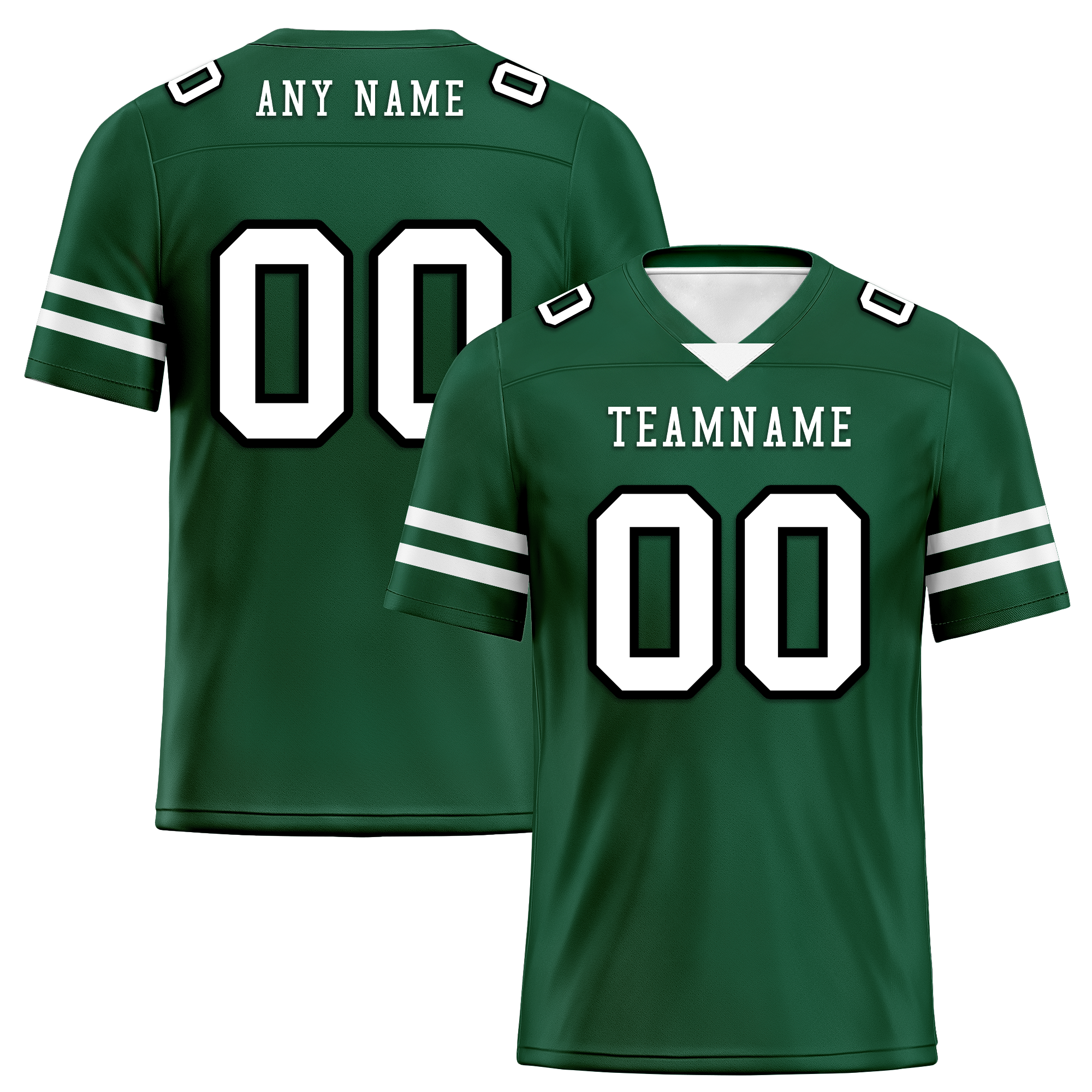 Custom Green Classic Style Personalized Authentic Football Jersey FBJ02-bd0a70a9