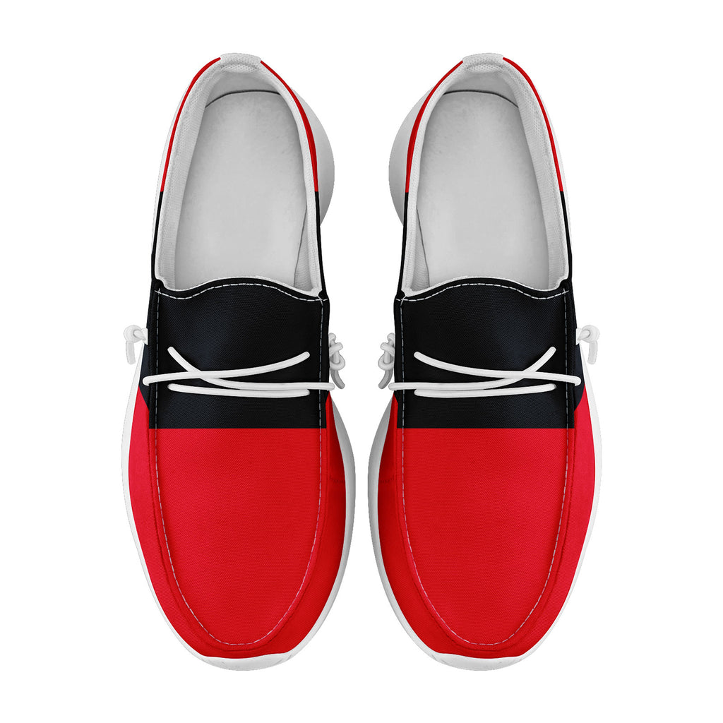 Custom Red Blue Houston Jacket and Sports Shoes Combo Offer Personalized Combo ZH-D020294-12
