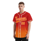 Custom Red Orange Fade Fashion Personalized Authentic Baseball Jersey BSBJ01-D0a70df