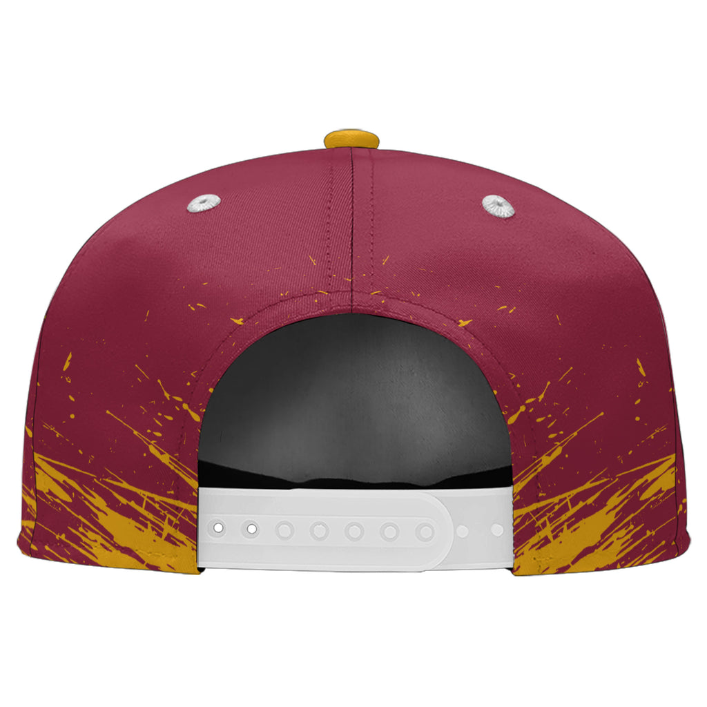 Custom Red Yellow Arizona MaxSoul Shoes and Hat Combo Offer Personalized Combo ZH-D020264-1