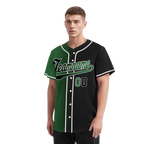 Custom Green Black Gradient Fashion Personalized Authentic Baseball Jersey BSBJ01-D0a707c