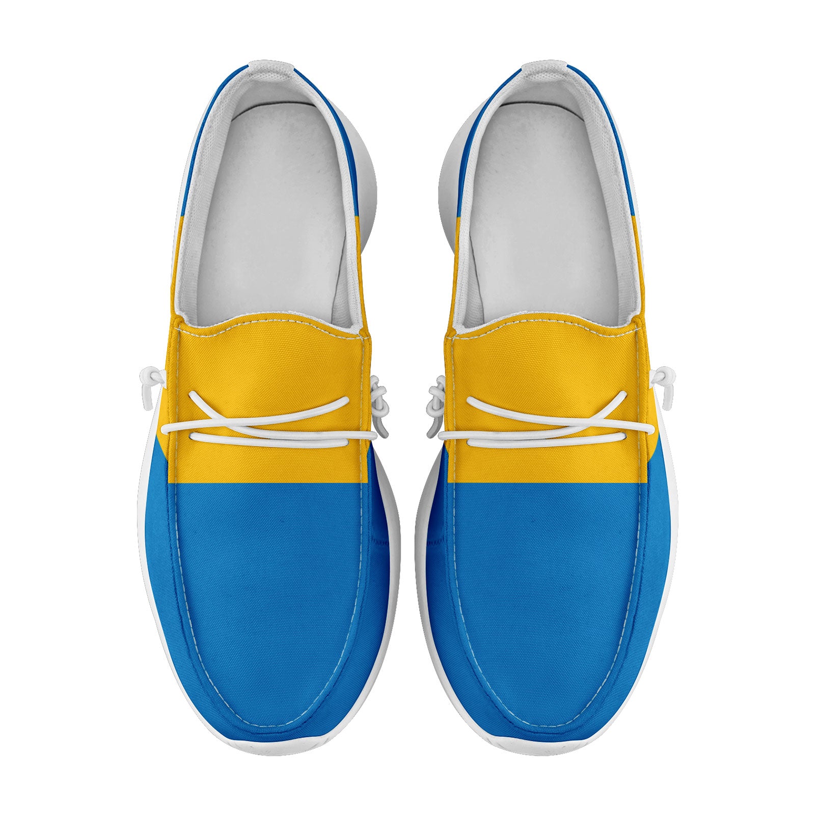 Custom Yellow Blue Los Angeles Jacket and Sports Shoes Combo Offer Personalized Combo ZH-D020294-22