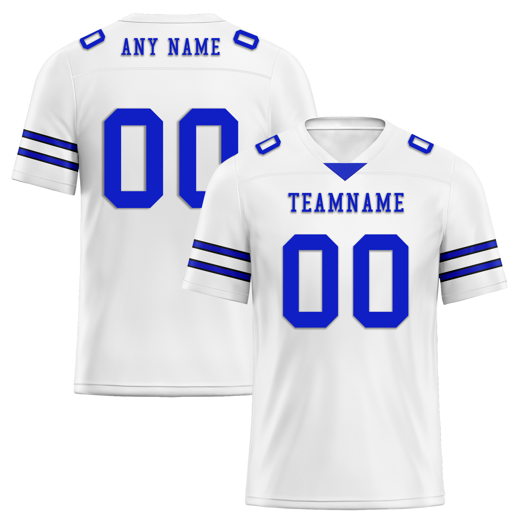 Custom White Classic Style Personalized Authentic Football Jersey FBJ02-bd0a700e